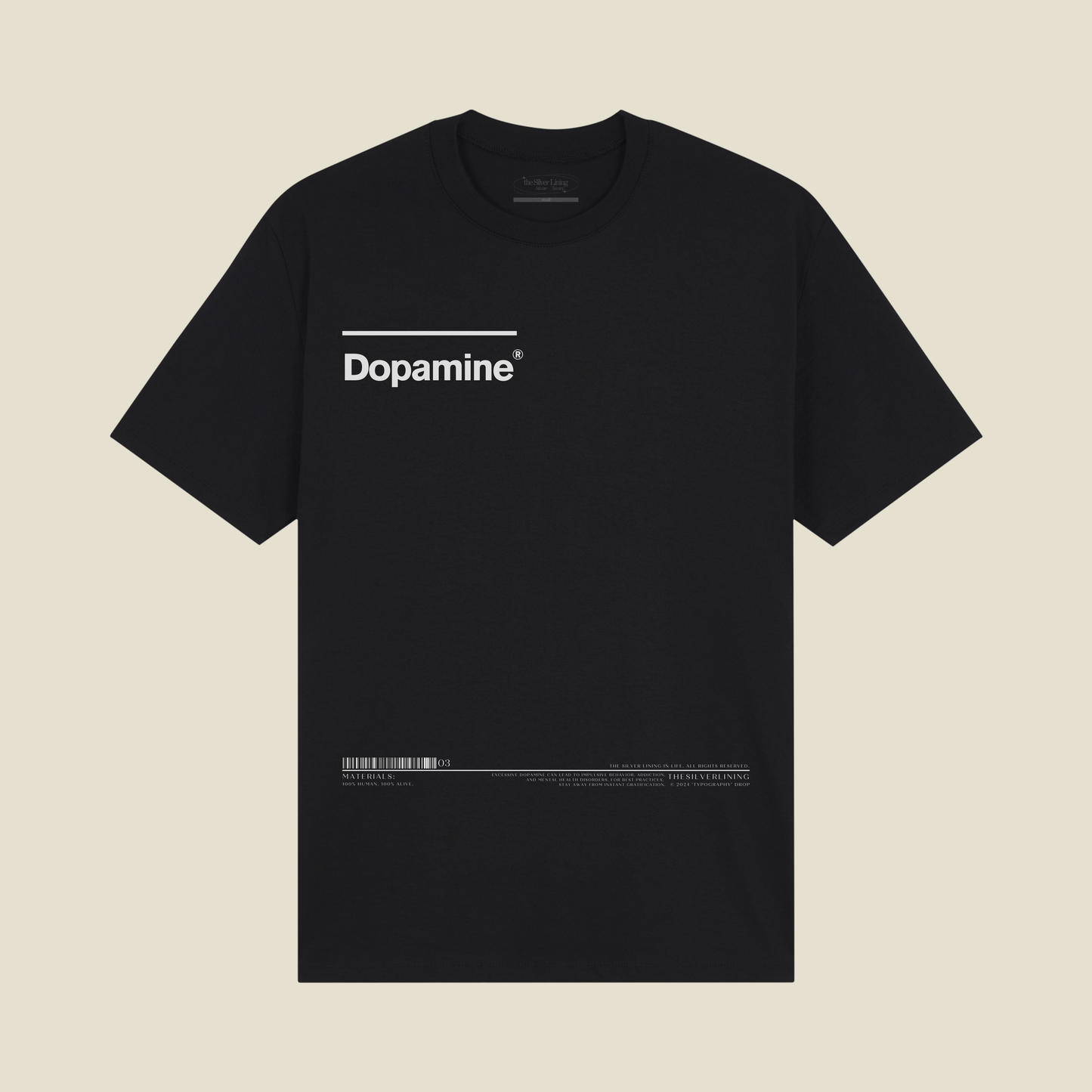 TYPOGRAPHY DROP. dopamine.