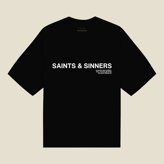 'sinners club' tee